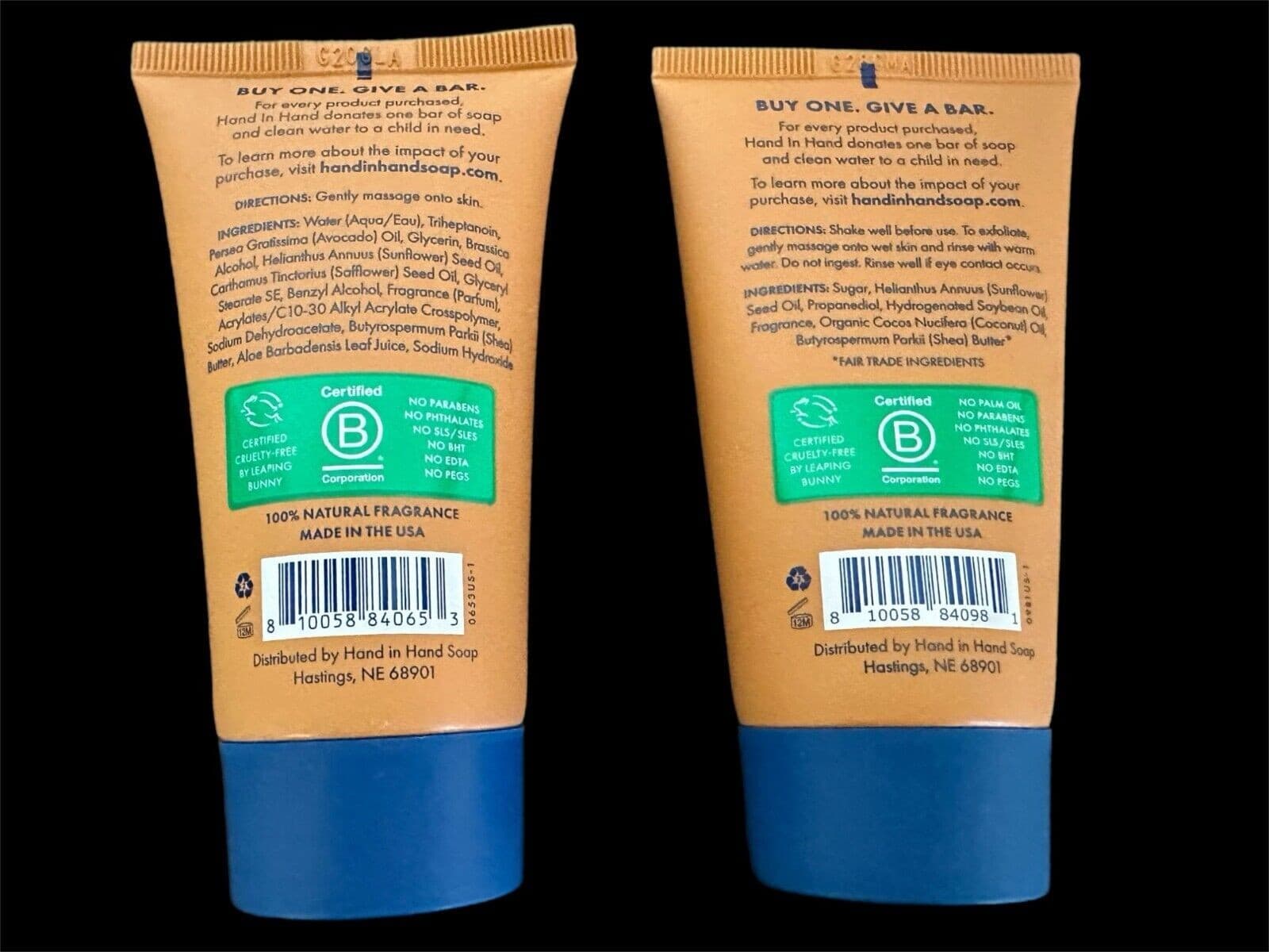 Hand in Hand Sugar Scrub & Hand Cream in Almond Creme 2 Oz - Thumbnail 2