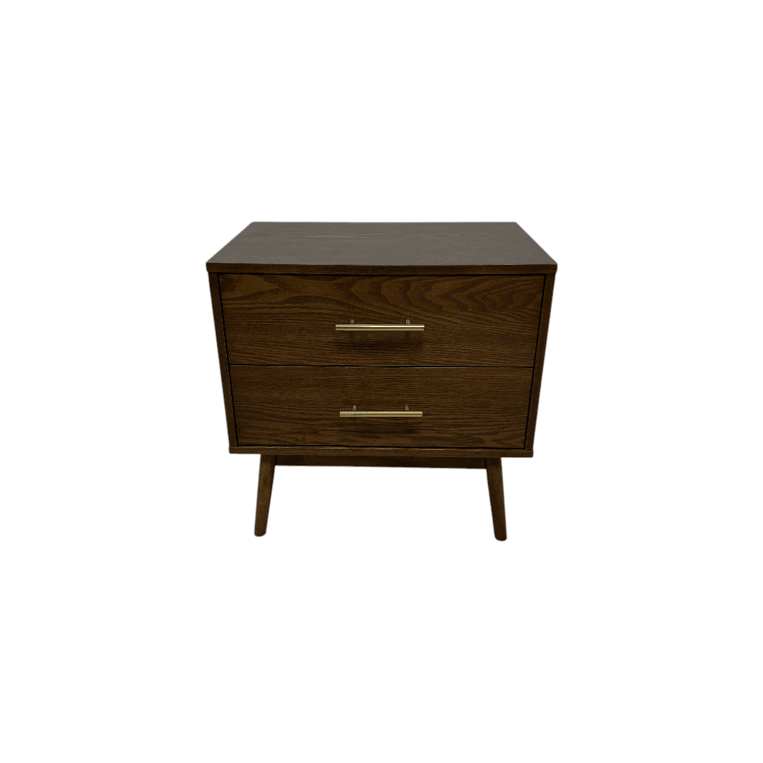 George Oliver Nevio 2-Drawer Nightstand - Thumbnail 3