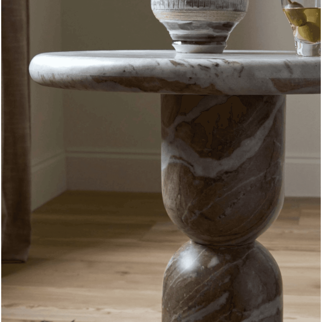 Lulu and Georgia Figueroa Round Dining Table By Amber Lewis x Four Hands - Image 1