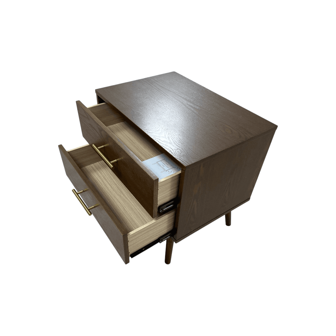 George Oliver Nevio 2-Drawer Nightstand - Thumbnail 14