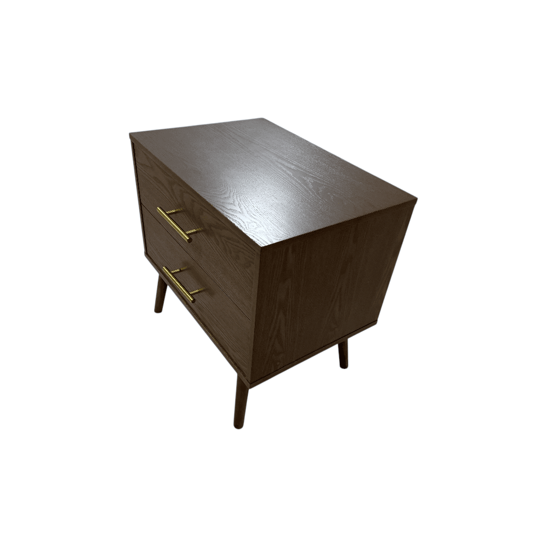 George Oliver Nevio 2-Drawer Nightstand - Thumbnail 5