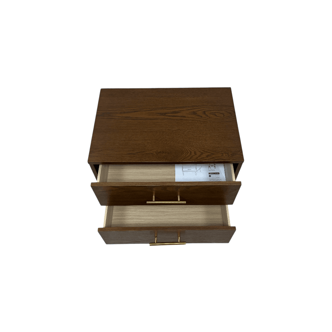 George Oliver Nevio 2-Drawer Nightstand - Thumbnail 12