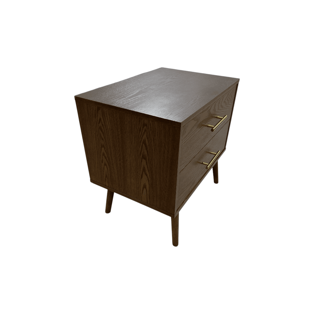 George Oliver Nevio 2-Drawer Nightstand - Thumbnail 11
