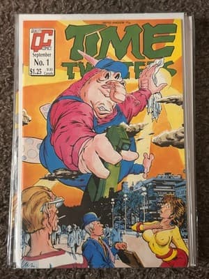 Quality Comics Time Twisters No 1 September Comic Book Bagged Boarded 1.25 Cover - Image 1