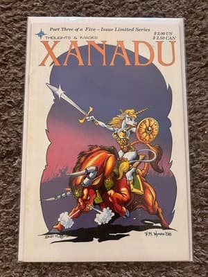 XANADU Comic Book Part 5 1988 Thoughts & Images Limited Series VF - Image 1