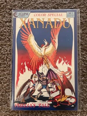 Xanadu Color Special No 1 Eclipse Comics Phelias Tale Comic Book Wyman 88 - Image 1