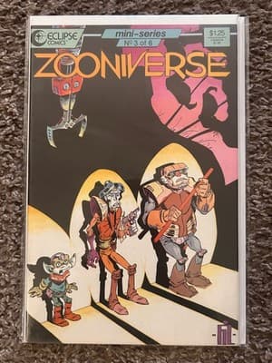 Eclipse Comics Zooniverse Mini-Series Issues 3 4 Set Bagged Boarded Comic VG - Thumbnail 3
