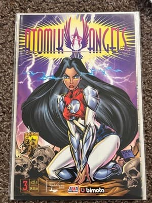 Atomik Angels #3 Comic Crusade Comics Issue 3 Comic Book NM Full Color Skull - Image 1