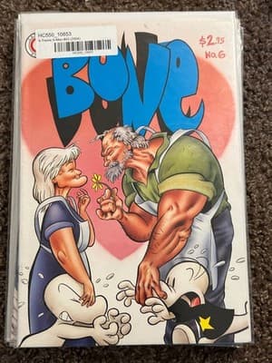 Bone Comic No 6 2nd Print Issue 2.95 Cover Art Bagged Boarded VG Collector Used - Image 1