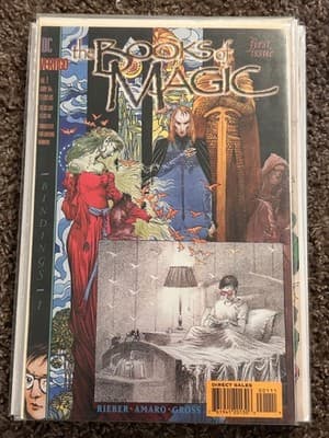 DC Vertigo The Books of Magic #1 1994 First Issue Comic Rieber Amaro Gross - Image 1