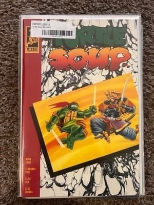 Turtle Soup #4 1992 Mirage Publishing Comic Book TMNT Cover Art Book Four Bagged - Image 1