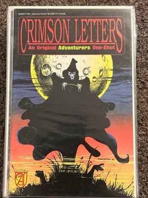 Adventure Comics Crimson Letters OneShot #1 1990 Horror Comic Pennington Art - Image 1
