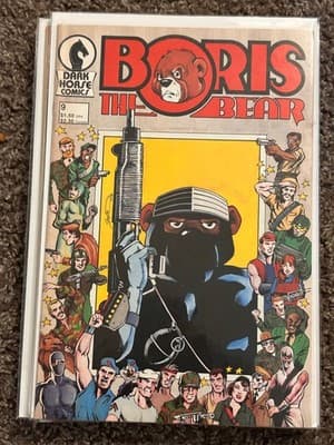 Dark Horse Comics Boris The Bear Comic Book #9 Single Issue $1.50 Cover Art - Image 1