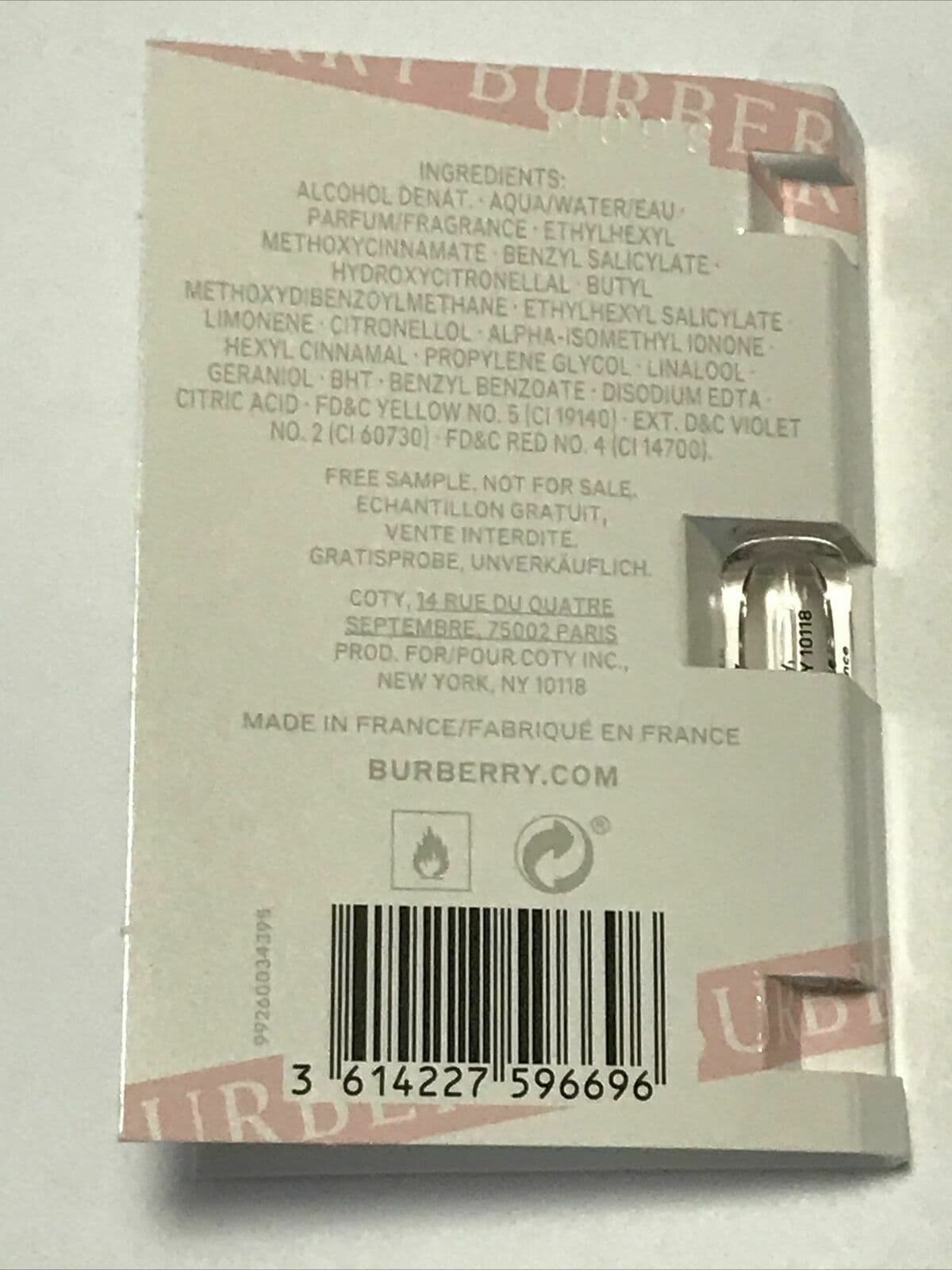 Burberry Her by Burberry EAU DE PARFUM VIAL for WOMEN - Thumbnail 5