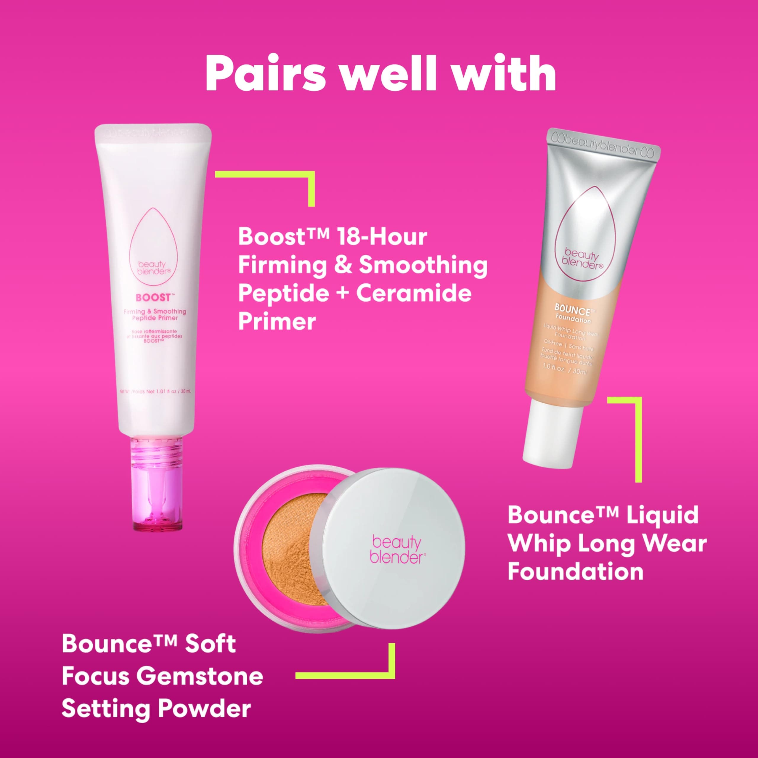 Beautyblender Bounce™ Liquid Whip Long Wear Foundation 1.00C Light Ivory 1 Oz / 30 ML - Thumbnail 8