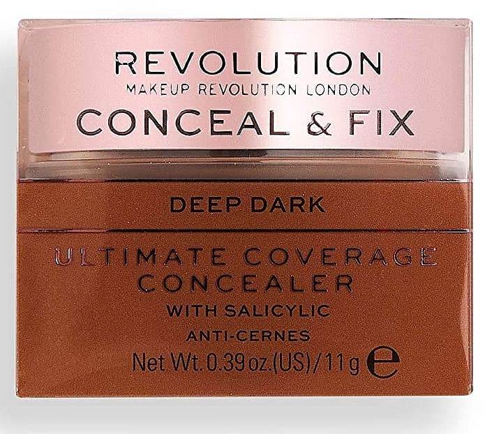 Makeup Revolution Conceal & Fix Ultimate Coverage Concealer Medium Beige - Thumbnail 3