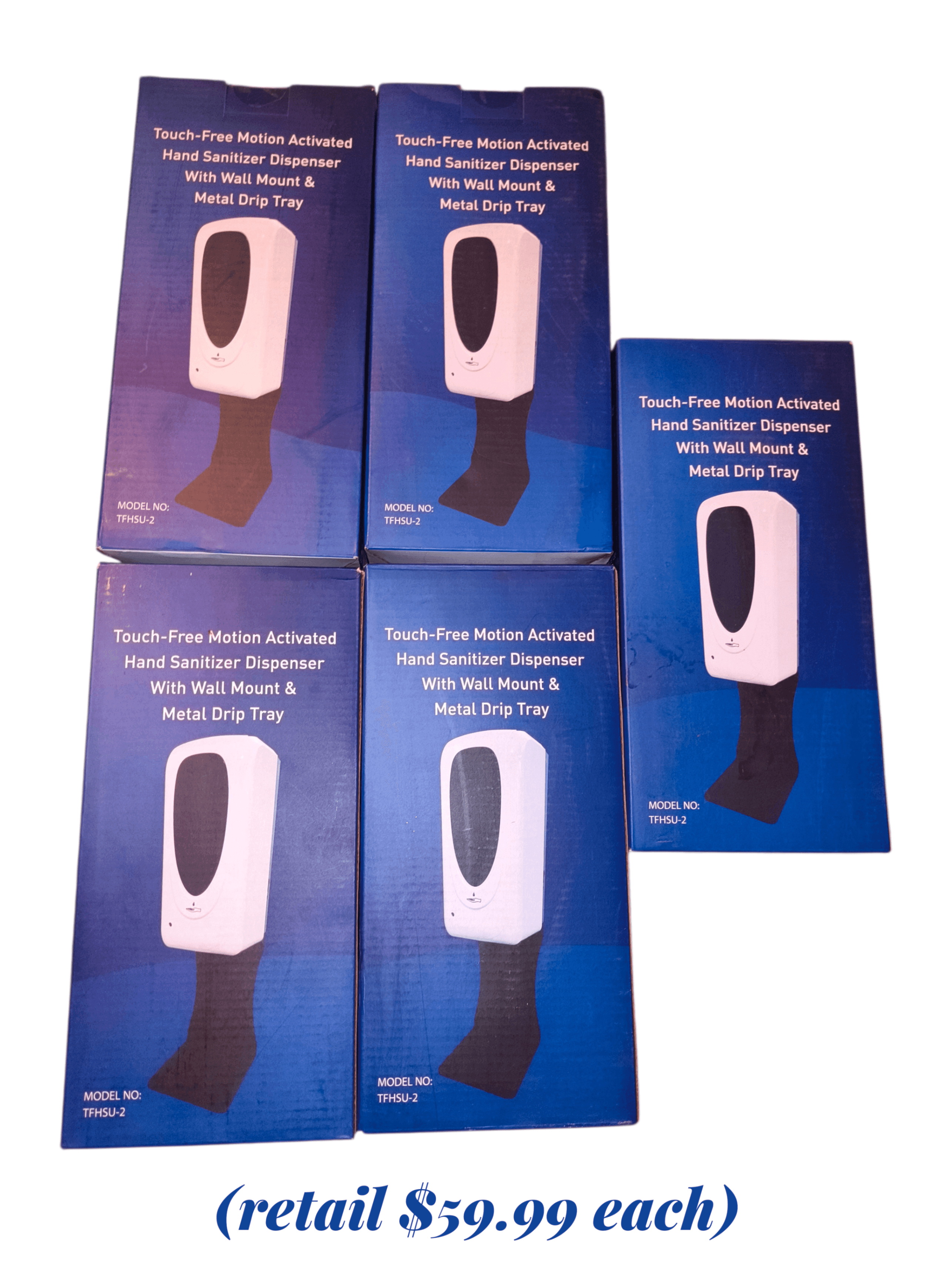 Touch-Free Motion Activated Hand Sanitizer Dispenser with Wall Mount