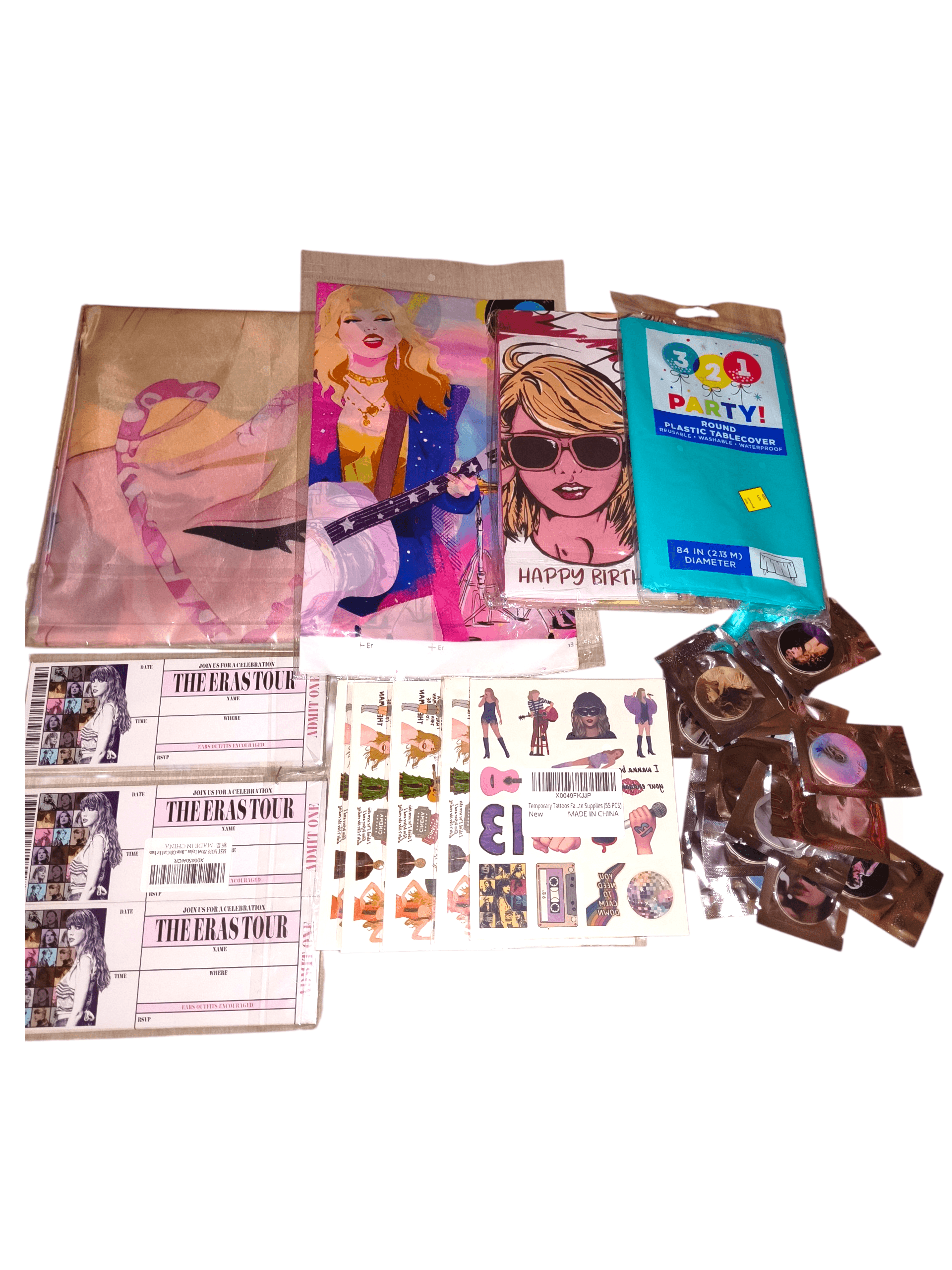 Taylor Swift The Eras Tour Party Supplies Set