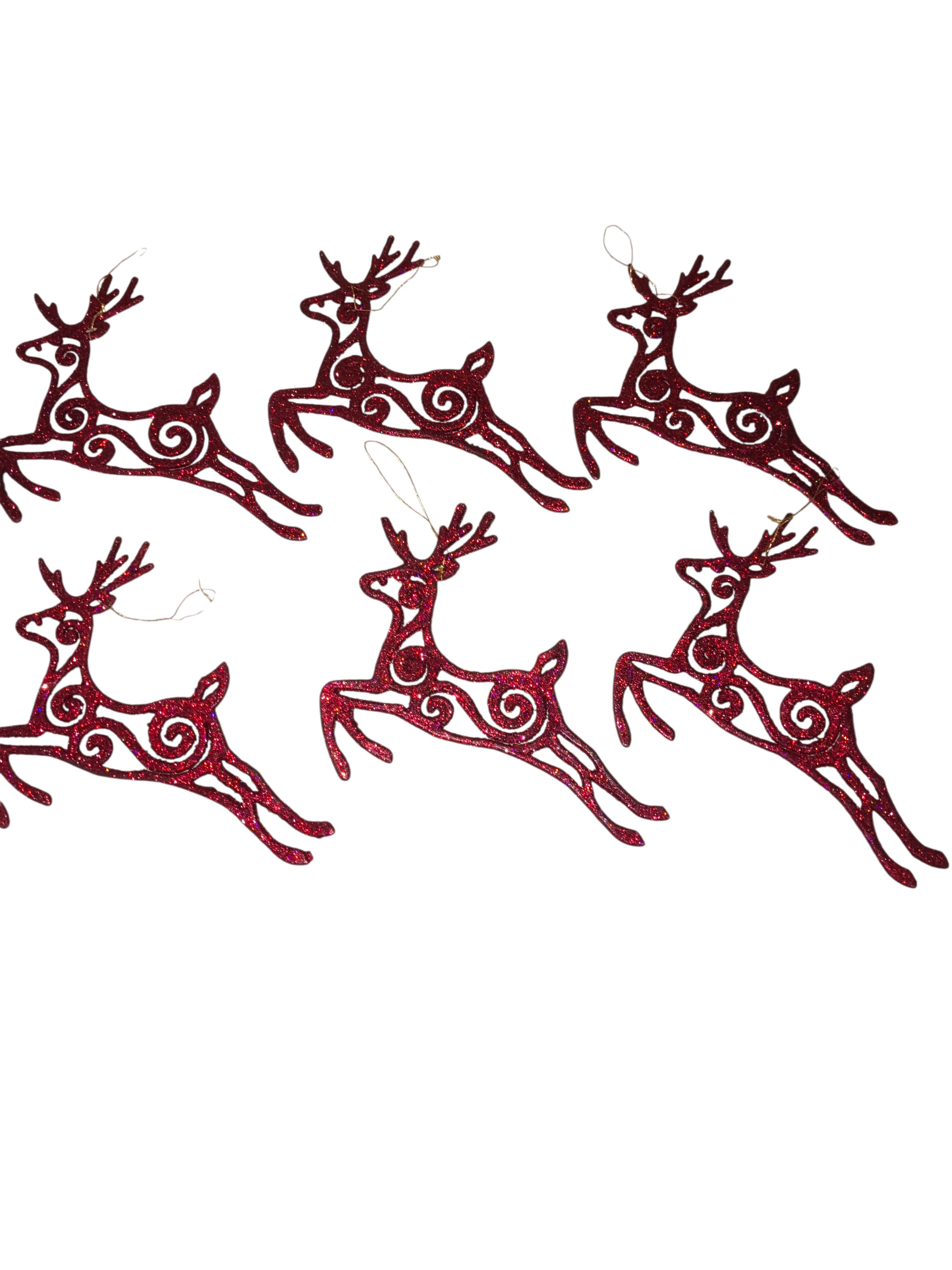 Christmas Decorations Set - Glittered Signs & Ornaments - Thumbnail 5