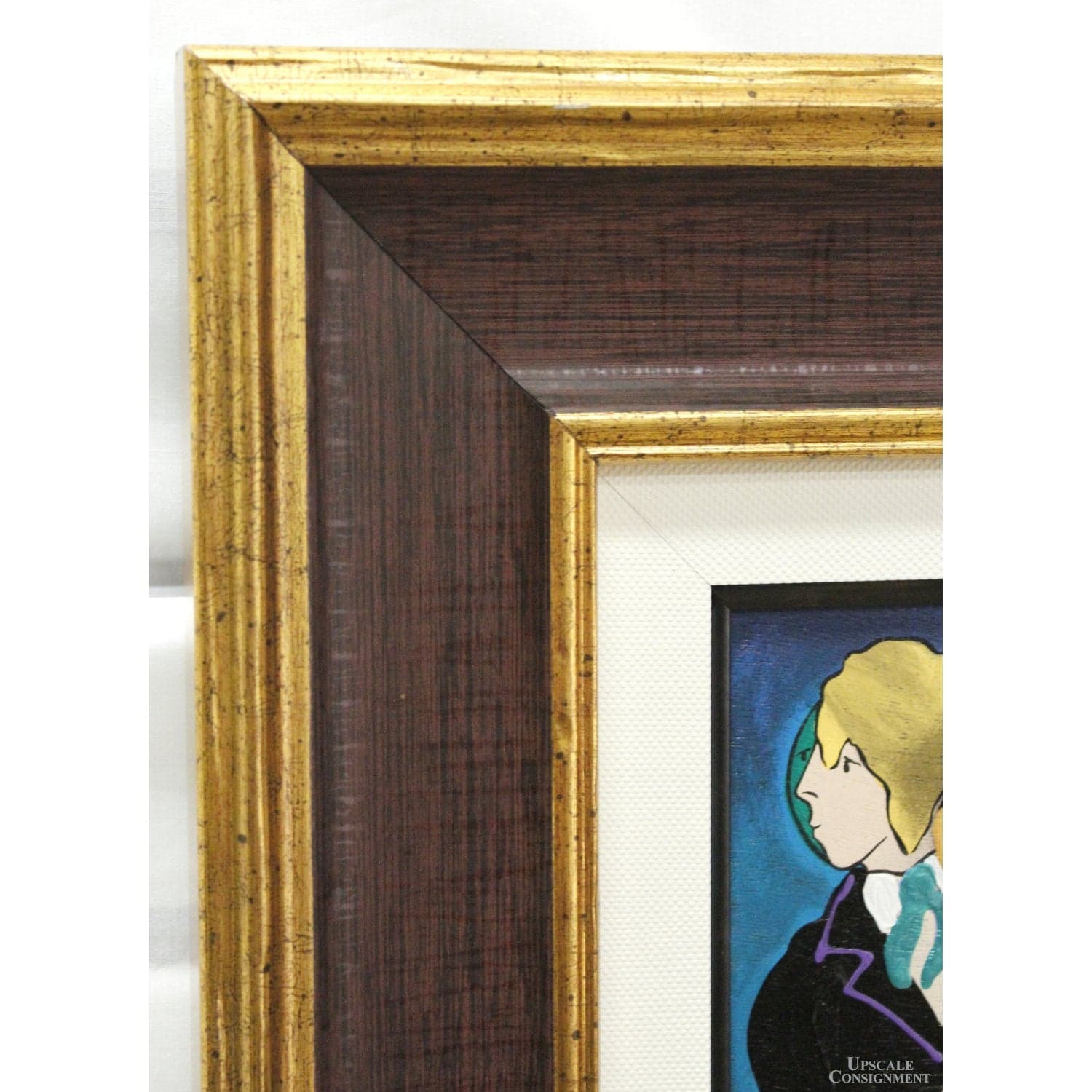 Framed Serigraph on Wood "Arabesque" By Linda Le Kniff - Thumbnail 4