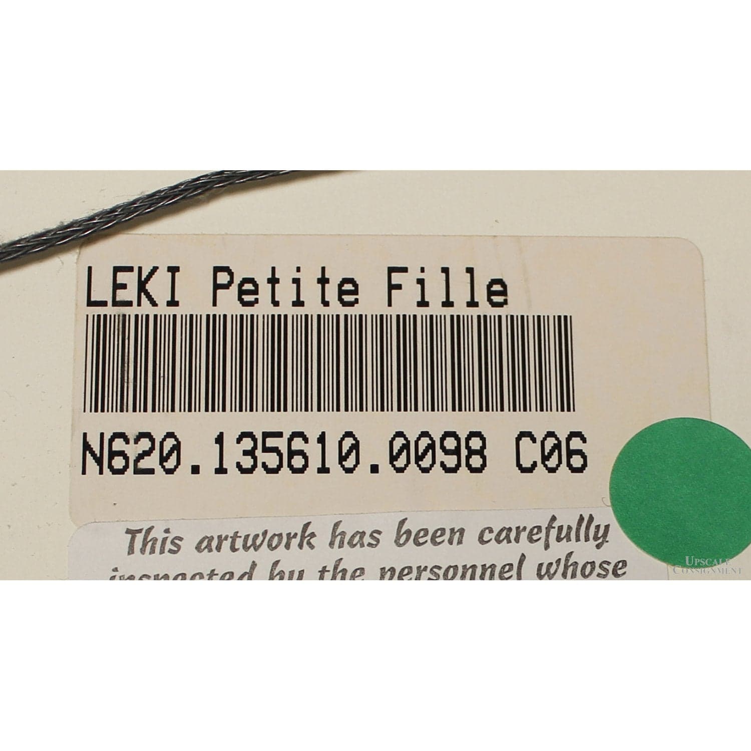 Framed Serigraph on Wood "Petite Fille" by Linda Le Kinff - Thumbnail 5