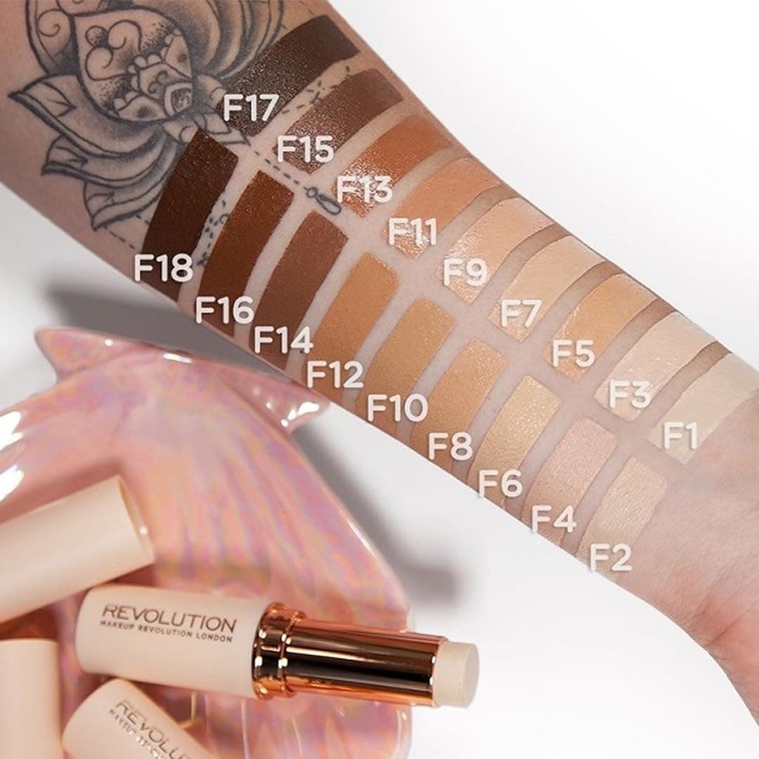 Makeup Revolution Fast Base Stick Foundation (Various Shades) - F9 - Thumbnail 3