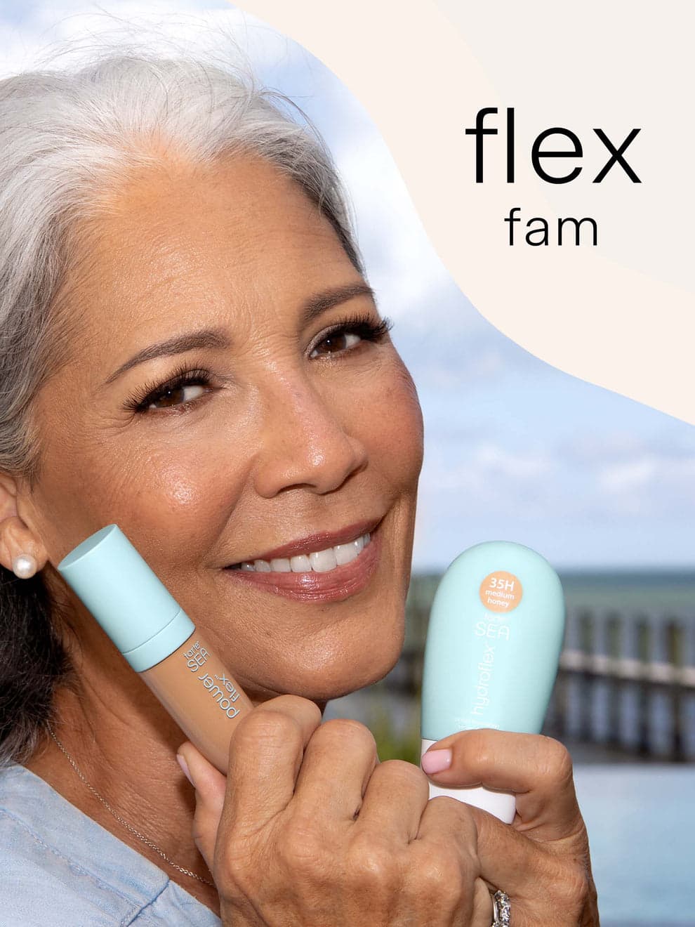 Tarte Mini SEA Power Flex Full Coverage Vegan Concealer 44H Tan Honey Travel Size - Thumbnail 7