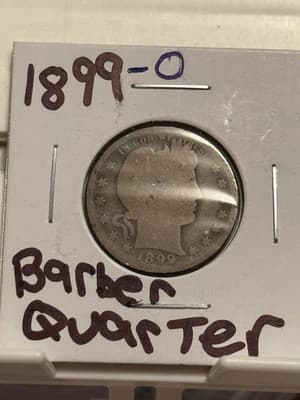 WN167 - 1899-O Barber Quarter Better Date (90% Silver) - Image 1