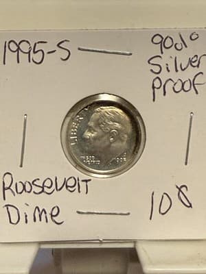 WN17 - 1995 S Roosevelt Dime Proof (90% Silver) - Image 1