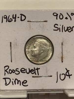 WN61 - 1964-D Roosevelt Dime (90% Silver) - Image 1
