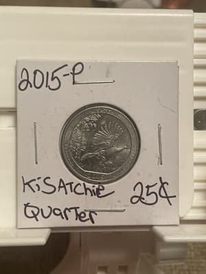 WN84 - 2015 P Kisatchie NP Quarter. ATB Series Uncirculated From US Mint roll. - Image 1