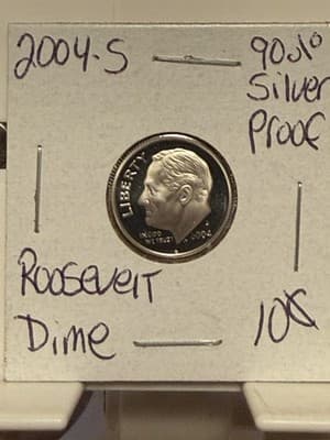 WN4 - 2004-S Roosevelt Dime Silver Proof - Image 1