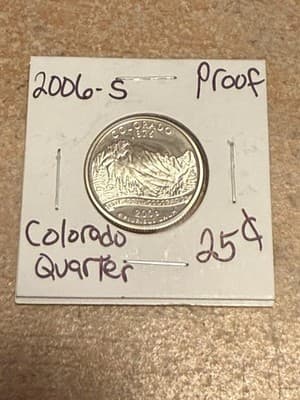 WN125 - 2006 S Proof Colorado State Quarter - Image 1