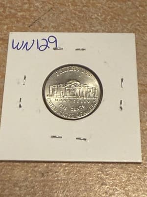WN129 - 2023 P Jefferson Nickel - BU Coin Pulled from OBW Roll - Thumbnail 2