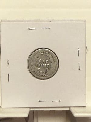 WN47 - 1914 Barber Dime (90% Silver) - Thumbnail 2