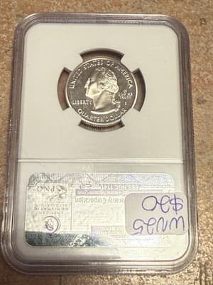 WN25 - 2005- S Clad Oregon State Quarter NGC PF69 Ultra Cameo - Thumbnail 2