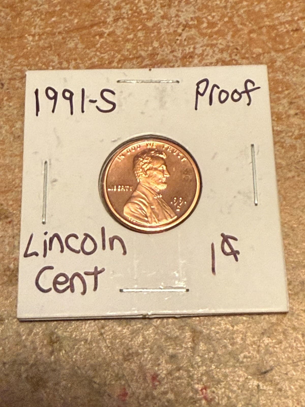 WN66 - 1991-S Lincoln Cent Proof - Image 1