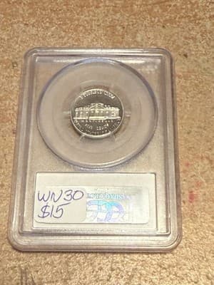 WN30 - 1997 S 5C Jefferson Nickel Proof PCGS PR69DCAM - Thumbnail 2