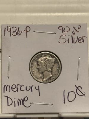 WN23 - 1936 10C Mercury Dime - Image 1