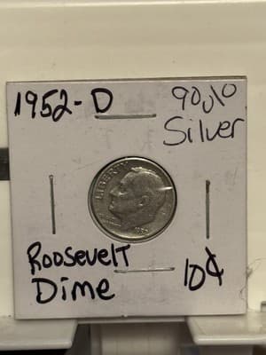 WN139 - 1952-D Roosevelt Dime (90% Silver) - Image 1