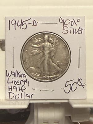 WN5 - 1945-D Walking Liberty Half Dollar (90% Silver) - Image 1