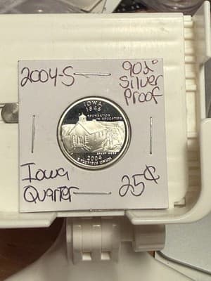 WN22 - 2004-S Iowa State Quarter Proof (90% Silver) - Image 1