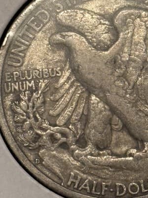 WN5 - 1945-D Walking Liberty Half Dollar (90% Silver) - Thumbnail 3