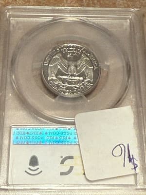 WN154 - 1993-S WASHINGTON QUARTER PROOF PCGS GRADED PR69DCAM - Thumbnail 2