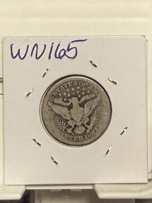 WN165 - 1911-D Barber Quarter * 90% Silver * - Thumbnail 2