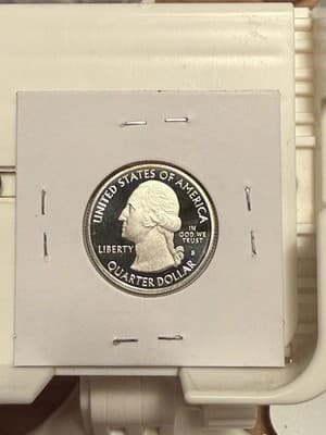 WN37 - 2014 S Great Sand Dunes Quarter Proof (90% Silver) - Thumbnail 2