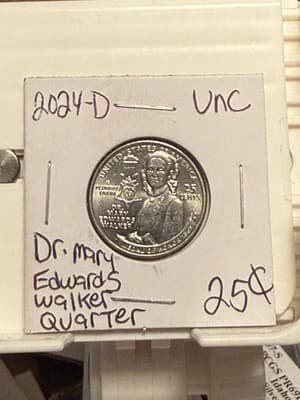 WN56 - 2024-D Dr. Mary Edwards Walker Quarter (Uncirculated) - Image 1