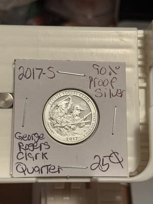 WN40 - 2017-S George Rogers Clark Quarter Proof (90% Silver)