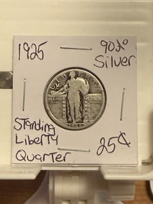WN34 - 1925 Standing Liberty Quarter (90% silver)