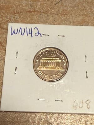 WN142 - 1962 Proof Lincoln Memorial Cent - Thumbnail 2